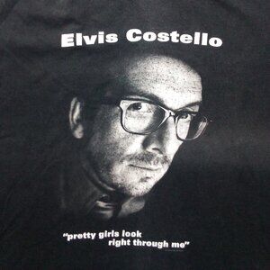 Vintage Elvis Costello Lonely World Tour 1999 T-Shirt